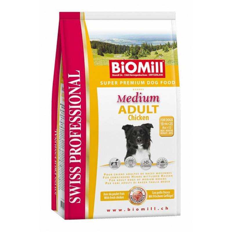 Швейцарское качество собачьего корма biomill: все самое лучшее нашим питомцам