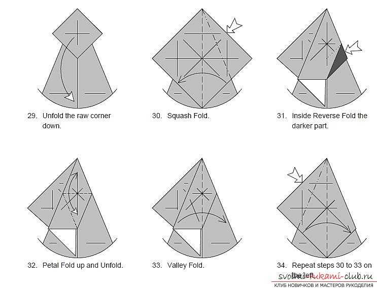 Оригами собака: простая схема сборки для детей, фото, инструкция
