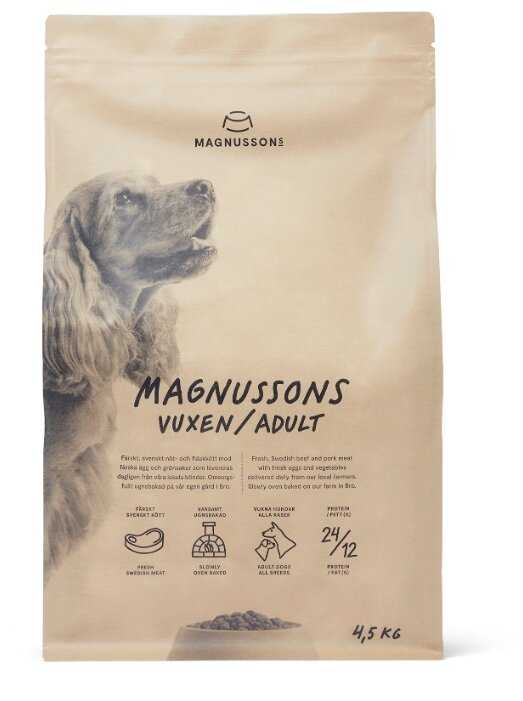 Магнуссон (magnusson) корм для собак: отзывы, состав, цены