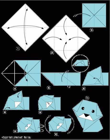 Оригами собака: простая схема сборки для детей, фото, инструкция