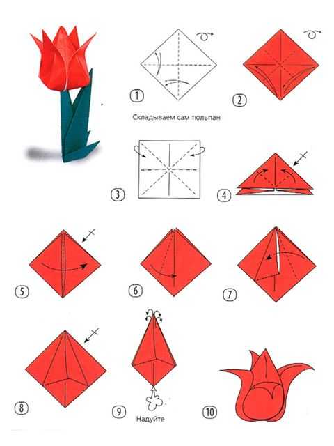 Оригами собачка из бумаги поэтапно