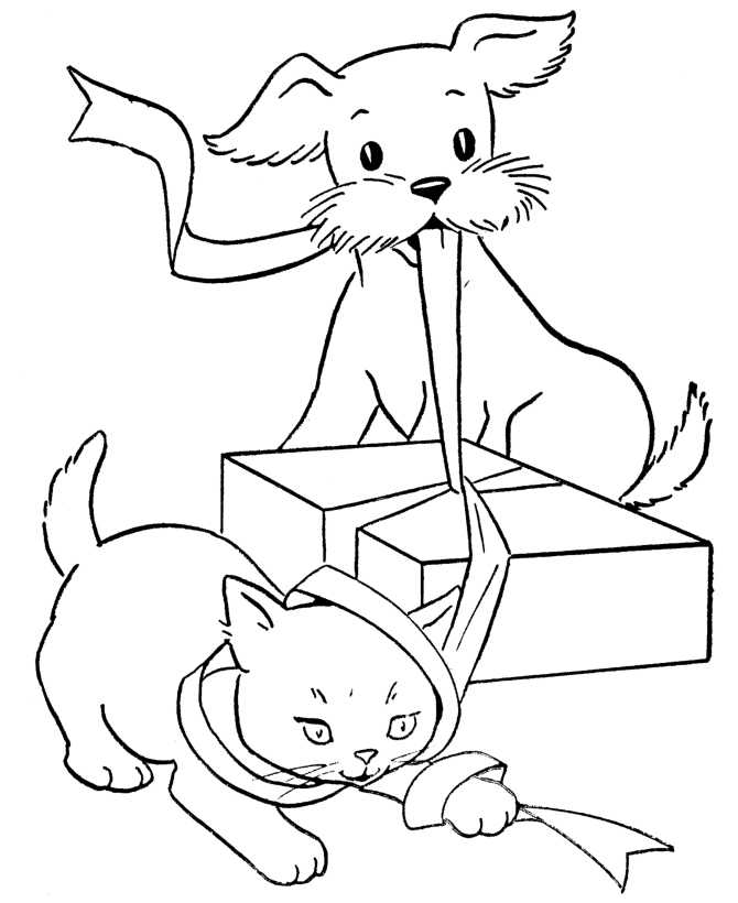 Раскраски кошка и собака для мальчиков и девочек высокого качества скачать и распечатать