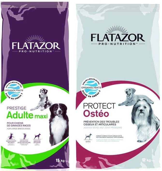 Flatazor - корм для собак, состав, свойства, рекомендации