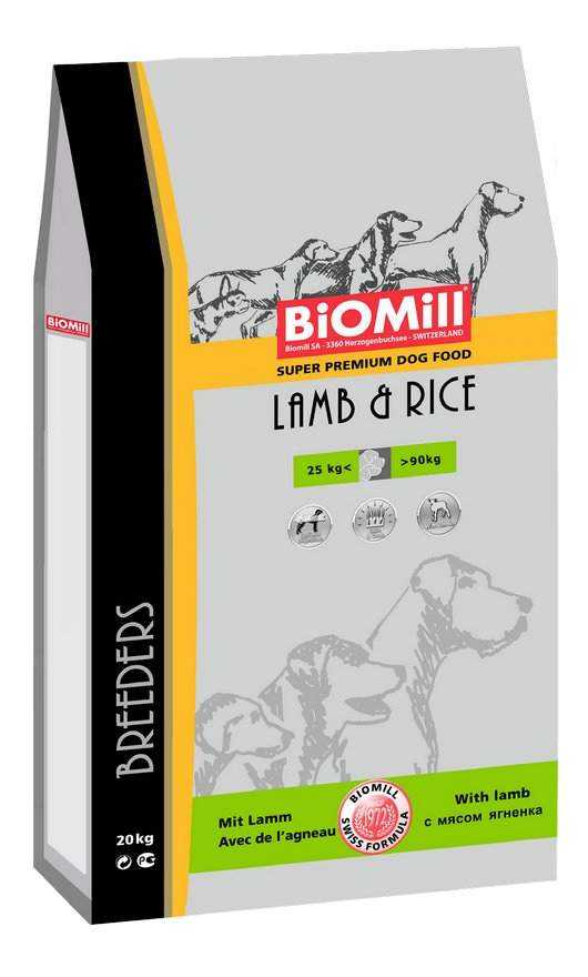 Швейцарское качество собачьего корма biomill: все самое лучшее нашим питомцам |